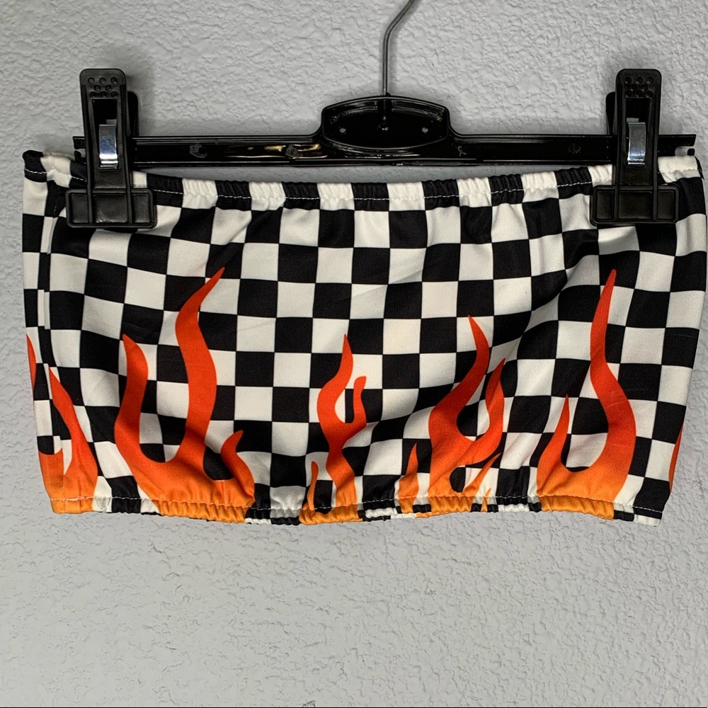 Race car tube top